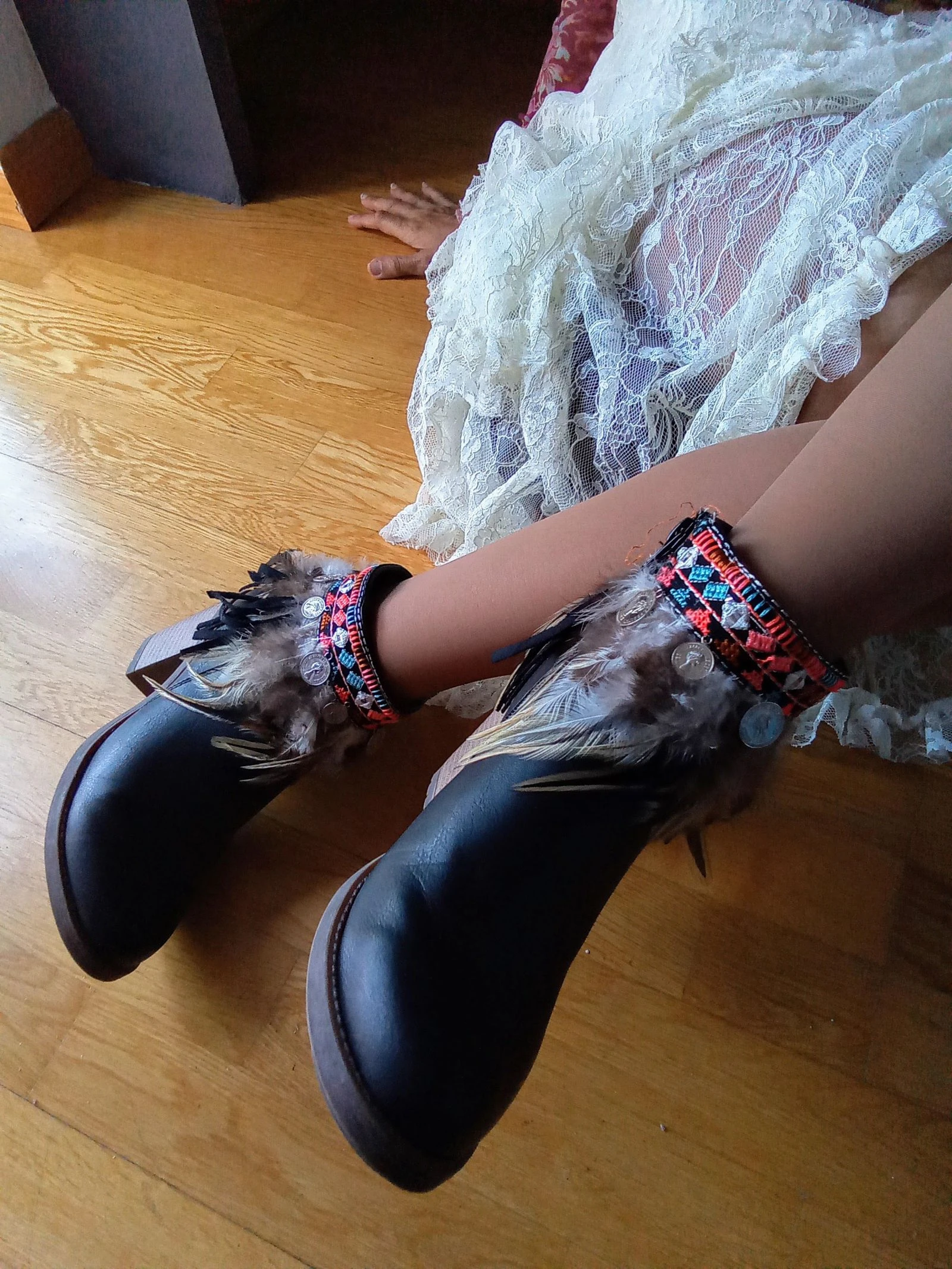 Boho-style ankle boots – photo 14